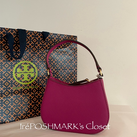NWT Tory Burch Emerson Saffiano Leather Mini Bag in Pink 150258 - Final price - Picture 6 of 7